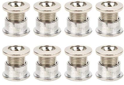 Kuuleyn Chainring Bolts,Mountain Bikes Road Bicycles Chain Wheel Crankset Lock Screws Bolts & Nut Parts