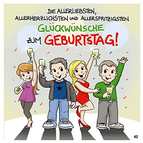 Depesche 11661-042 - Glückwunsch-Karte mit Musik, witzige Geburtstags-Karte mit Archie Motiv, passendem Spruch und Innentext, inkl. Umschlag, 17 x 16,5 cm