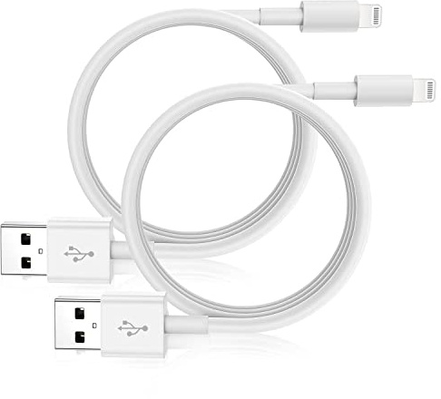 iPhone Ladekabel 3m, iPhone 12 USB Kabel 2Pack Apple MFi Zertifiziert Weiß