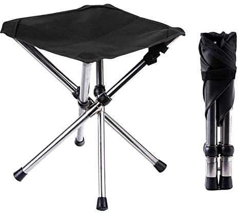 Niktule Klapphocker für den Außenbereich | Tragbare Angelhocker,Robuster Picknickstuhl, beque zu bedienen, leicht zu tragen, Leichter Hocker zum, Grillen, Reisen, Wandern