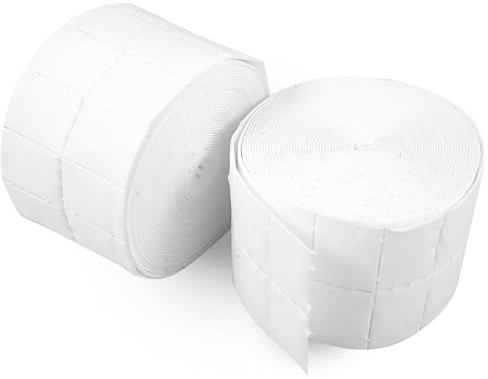 INLAQ® 1000 Zelletten | fusselfreie Zelletten-Pads | staubfreie Baumwollpads für Gel- und Acrylnagelstyling - dicke und ästhetische 12-lagige Wischtücher (2x 500 Stück)
