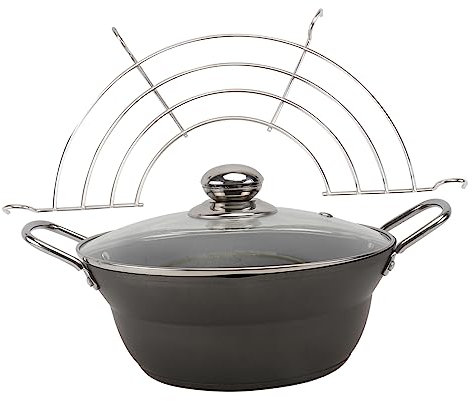 PRETYZOOM 1 Satz Bratpfanne Französische Zwiebelsuppenschalen Grillrost pfannenwender pfannensets Luftfritteuse wok Tempura-Fritteuse Frittierpfanne Antihaft Friteuse Vati