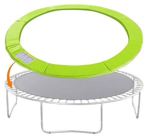 BOTOING Coussin de Protection Remplacement pour Trampoline Ø 183cm, Housse de Protection des Bords Indéchirable Couverture Rembourrage, Tapis de sécurité Résistant aux UV