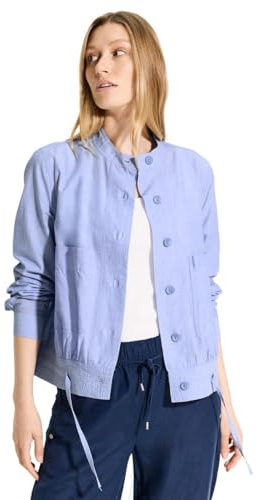 CECIL Dam B212149 Chambray jacka, Blouse Blue, XS, Blus blå, XS