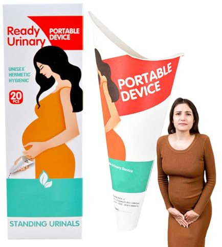 Arrovarp Entonnoir à pipi pour femme, entonnoir d'urinoir féminin,20 entonnoirs pipi portables pour femmes | Urinoir féminin étanche, pipi debout, entonnoir d'urinoir pour fille pour le camping, la