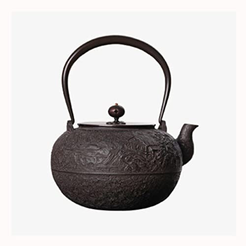 Teiera Bollitore, Teiera in Ghisa, Bollitore for il Tè, Teiera in Ghisa con Infusore in Acciaio Inox for Preparare un Ottimo Tè | Bollitore in Stile Giapponese