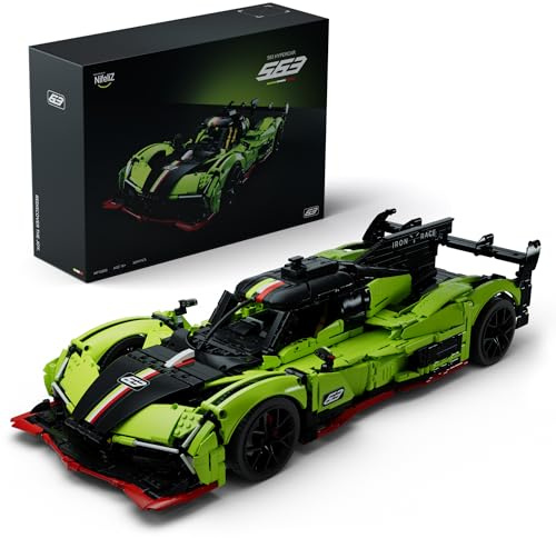Nifeliz S63 Kit Maquette Hypercar pour Adultes, Jouet de Construction de Voiture de Course à l'Échelle 1:8​, Sport Automobile à Collectionner Cadeau pour Hommes et Femmes (3699 pièces, NF10283)
