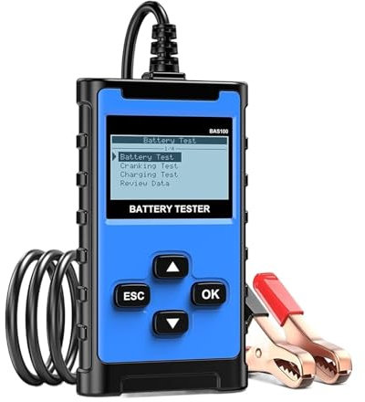 Autobatterie-Tester, 12/24 V, Schnellladeschaltung, Überprüfung Der Last, Ladegerät-Analysator, Automatischer Batteriesystemtest