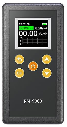 Détecteur de rayonnement nucléaire professionnel Geiger compteur x rayons moniteur radioactif Dosimètre Testeur Mémoire d'alarme large application ABS matériau