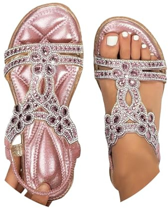 Genérico Fascitis Plantar Sandalias Mujer Sandalias Deportivas ortopédica para Mujer Moda Zapatos con Punta Abierta cuña Lavable de Verano Zapatos para Caminar,Chanclas Playa Comodas