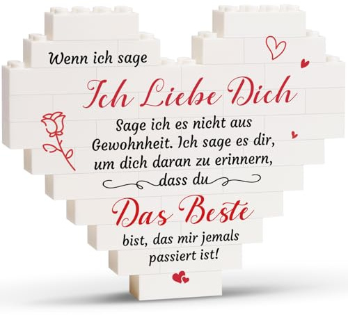 Greatabox Jahrestag Geschenk für Sie - herzförmige Dekoration | Ich Liebe Dich Geschenke für Frauen, Hochzeitstagsgeschenke, Geschenk für Freundin Ehefrau zu Valentinstag Weihnachten