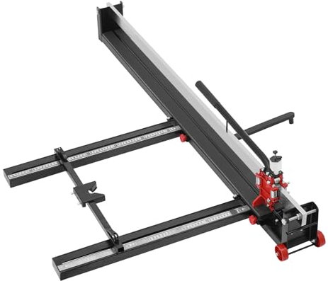 Tagliapiastrelle manuale da 120 cm con ruota di taglio in acciaio al tungsteno YG96, strumento per piastrelle con base in spugna spessa, tagliapiastrelle manuale con righello di precisione per