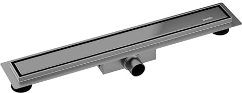 Balneo Duplex Next Gun Metal Duschrinne 100 cm, Edelstahl AISI 304