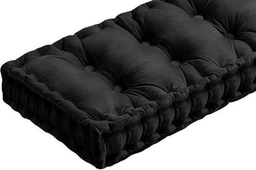 moismk Cojín para Banco de Interior 1/2/3 plazas, 8cm Cojín de Suelo Acolchado, Cojines para Palets, Banco, Silla y Suelo, Asiento Cómodo Decorativo para Interior y Exterior(Color 10,100x55cm)