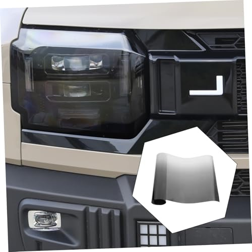 UKCOCO Film Teinte pour Phares et Feux Arrière Voiture Film Tpu Décoloration Pellicule Auto Adhésive pour Modification Couleur Éclairage Facile à Installer avec Raclette Noir Dégradé