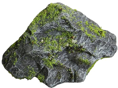 Roche Artificielle pour Aménagement Paysager, Pierres d’Aquarium, Cache-Rochers Décoratif, Cache-Puits, Faux Rochers en Fibre de Verre pour Pelouses et Jardins(9.4x7x8.6in/24x18x22cm)
