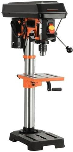 Taladro de Columna, Taladro de banco de 10'' y 5 - Potente, 3,2 A, hierro fundido, ajustable entre 610 y 2800 RPM