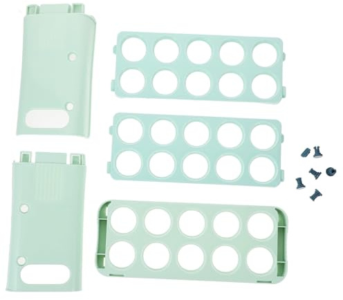 Uonlytech Caja para Guardar Huevos Estante de Tres Puerta del Refrigerador Reemplazo del Estante Puerta del Refrigerador Compartimento para Huevos