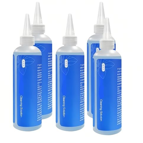 230ML Robot Window Cleaning Solution, Compatible with ECOVACS Winbot. W2 Omni, W2 Pro Omni, W2 Pro, W1, W1 Pro, W1s, Vacuum Cleaner Cleaning Fluid(230ml 5Bottled)