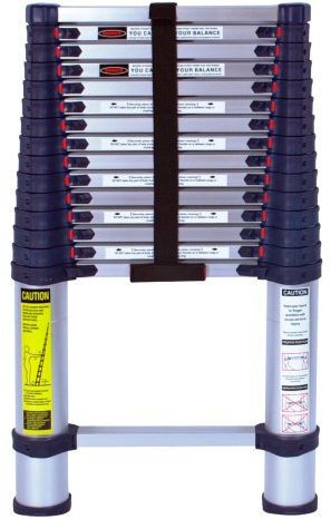 Xtend & Climb 785P Aluminum Telescoping Ladder Type I Professional Series, 15.5-Foot