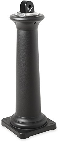 Rubbermaid Commercial Products 098716 GroundsKeeper Tuscan Ash Bin - Black