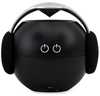 Altavoz Bluetooth Resistente al Agua Lyly Black Mob | Diseño Original - Potente Sonido de 360 ° | Toque | NFC | Kit Manos Libres