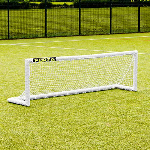 FORZA PVC Mini Hockey Goal [8ft x 2.5ft] – Weatherproof, Lightweight And Freestanding Hockey Goal For Training - Easy to Assemble!