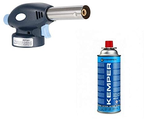 CANNELLO FIAMMA + BOMBOLETTA CARAMELLATORE PER CARAMELLARE FRUTTA CREME DOLCI