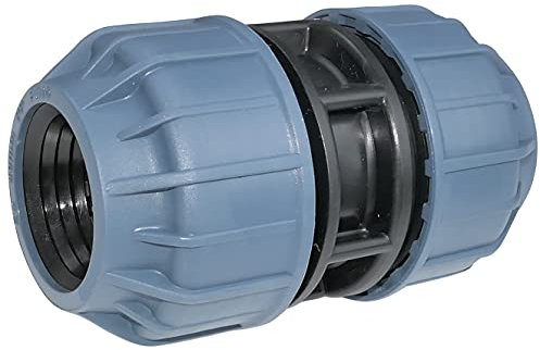 AERZETIX - C51859 - Manicotto/raccordo di riparazione a compressione Ø40mm 10 bar per tubo acqua - connettore/riparatore per tubo giardino/irrigazione - in polipropilene