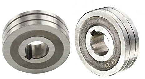SPORTARC 2pcs V-Groove Knurled Groove Mig Welder Wire Feed Drive Roller Roll Durable