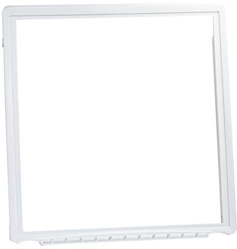 folosem 241969501 Refrigerator Shelf Frame 18.1 x 17.3 (Without Glass) Crisper Pan Cover for Frigidaire Refrigerator,Delicatessen Drawer Cover AP4433007, 1512992, AH2363832, EA2363832, PS2363832