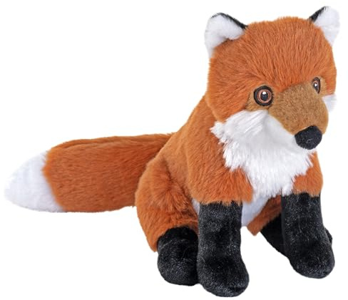 Wild Republic Cuddlekins Eco Mini Red Fox, Stuffed Animal, 8 Inches, Plush Toy, Fill is Spun Recycled Water Bottles, Eco Friendly