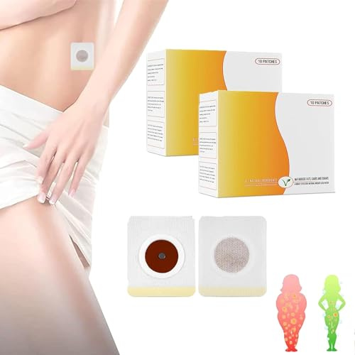 Lovilds Patchs détox amincissants pour perte de poids rapide, patchs détox pour perte de poids, patchs de désintoxication pour le ventre, patchs minceurs parfaits pour homme et femme (2 boîtes)
