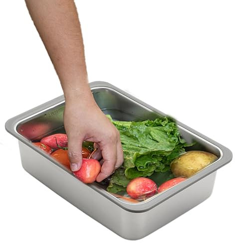 Mxshc Petit évier de cuisine, évier pour cuisine - Évier de camping extérieur à cuve unique en acier inoxydable | Évier utilitaire de blanchisserie, évier de cuisine de ferme portable pour balcons,