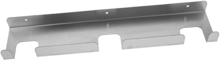 PHENOFICE Modern Wall-Mounted Pizza Rack Stainless Steel Pizza Peel Holder Pan Rack Hanging Kitchen Hanging