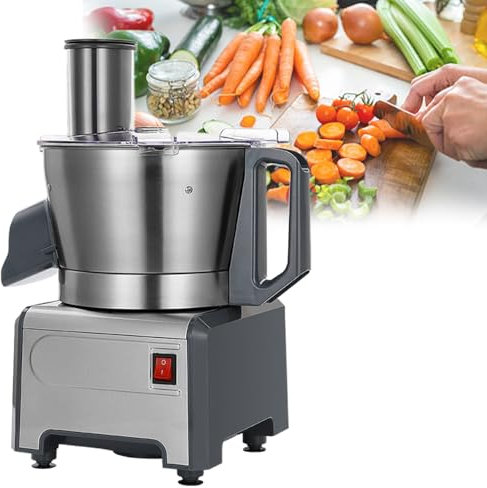 GESAIDES Picadora de Verduras Eléctrica 3 en 1, Cortadora de Verduras Multifuncional, Cortadora de Rodajas, Cortadora Automática para Cebolla, Trituradora de Patatas, Procesador de Verduras