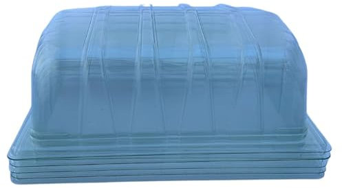 Bramley & Sage Half-Size Clear Plastic Propagator Lids (Set of 6)