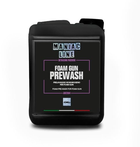 Mafra, Maniac Car Detailing Line, Formato 2L, Foam Gun Prewash, Prelavaggio Schiumogeno Ideale per Lavaggio Auto con Foam Gun