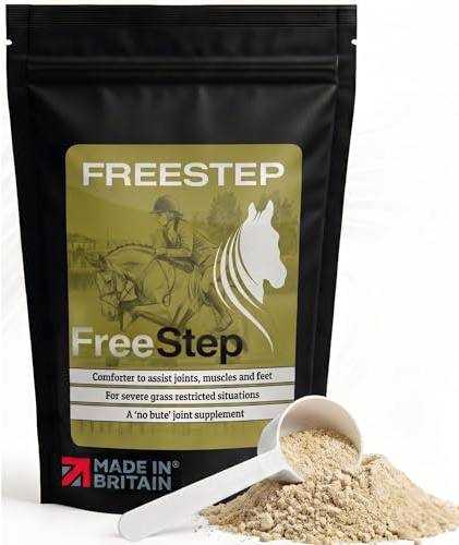 Freestep Original | Rapid stiffness relief for Laminitis Prone Horses | Intensive Horse Supplement | Magnesium, Boswellia & Bromelain Powder | Equine Mobility & Hoof Comfort | Molasses Free Low Sugar