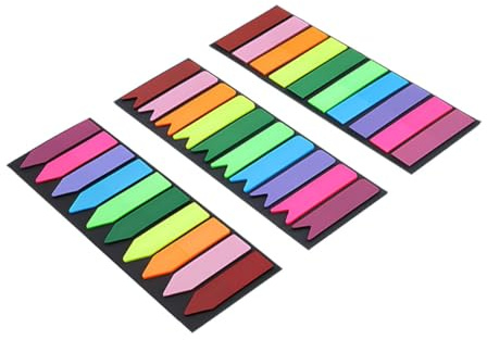 HOMSFOU Onglets Adhésifs Transparents Auto-adhésifs 300 Pièces, Marque-pages Index Multifonctions, Notes Autocollantes Portables pour Bureau, École et Organisation Scolaire