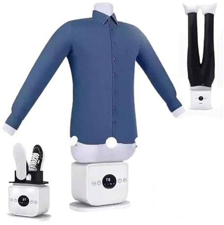 SJASD Mannequin à air Chaud sécheur repasseur,2-en-1 Chemise et Pantalon