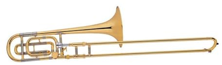 Populäre Tenorposaune Stimmpfeife aus lackiertem Messing, goldfarben