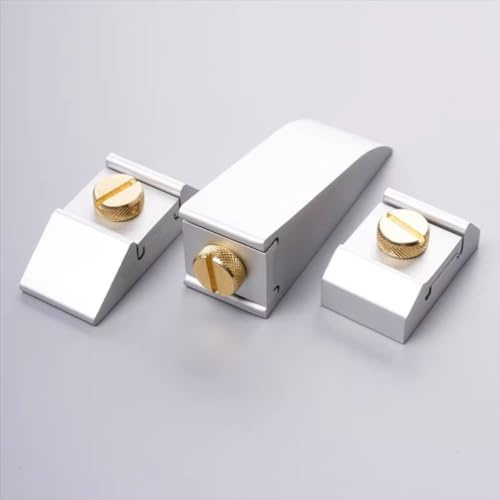 NiuLumea 3 supporti per carta vetrata portatile, per lucidatura, in lega di alluminio, lavorazione del legno e finitura in metallo, set trapezoidale angolato a forma di cuneo