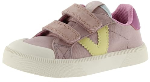 Victoria Baskets Oliver Barefoot 1356104 | Multicolore Toile & Bandes Auto-Agrippantes pour Enfant Unisexe