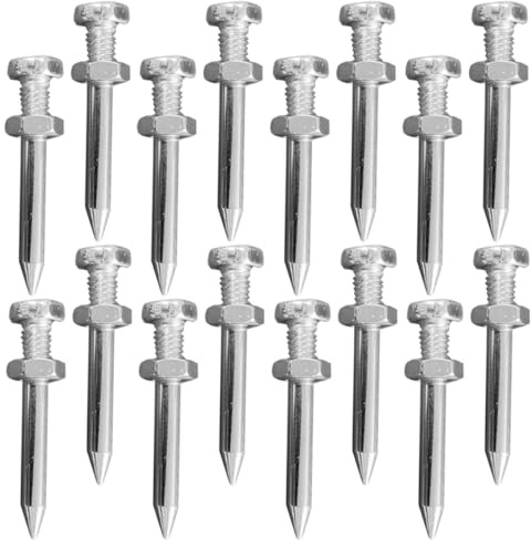 WRITWAA Clavos Aireadores Metálicos para Zapatos de Césped 26 Unidades de 4.2 Cm para Airear y Aireador de Césped Accesorio de Jardinería para Cuidado Profesional y Jardín