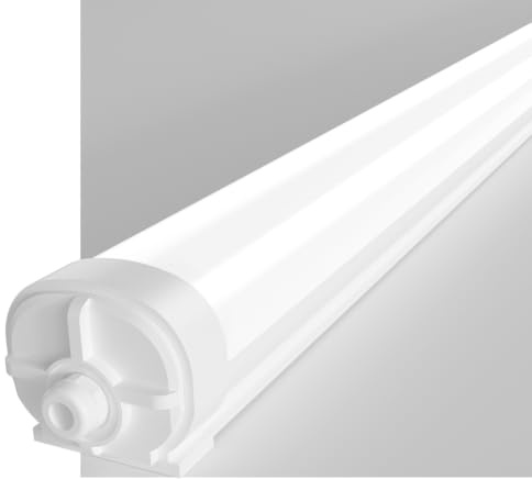 RUISUN LED Feuchtraumleuchte 150cm 45W 6000K IP65 Wasserdicht, 5620lm Deckenleuchte Verknüpfbar für Werkstatt, Garage, Keller, Bad und Büro