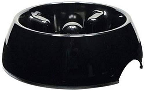 Dogit 73717 Ciotola Anti-Ingozzamento Nera 600 Ml