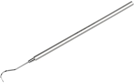 REMOS Sonda de acero inoxidable con punta de acero para muelles 15 cm curvada