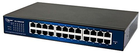 Allnet ALL-SG8324M Switch smart managed 24 Port Gigabit / 24x LAN / Lüfterlos / 19