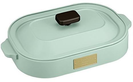 LADONNAToffy Compact Hot Plate K-HP1-PA (PALE AQUA)【Japan Domestic genuine products】